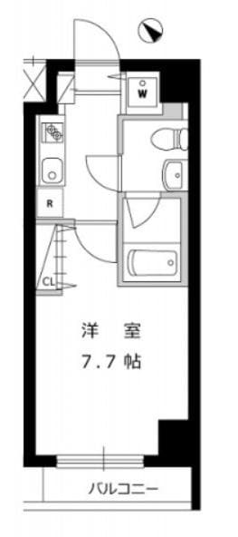 ハーモニーレジデンス田町の物件間取画像