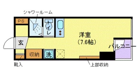 シティハイツ日本橋の物件間取画像