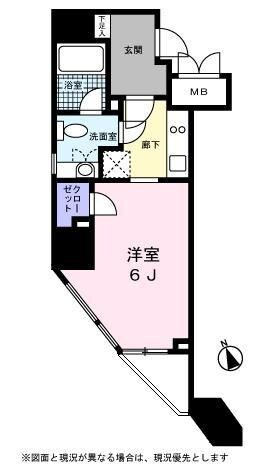 レジディア高輪桂坂の物件間取画像