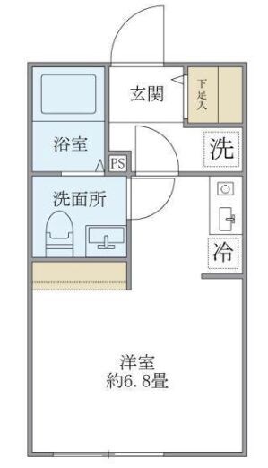 北赤羽駅 徒歩6分 4階の物件間取画像