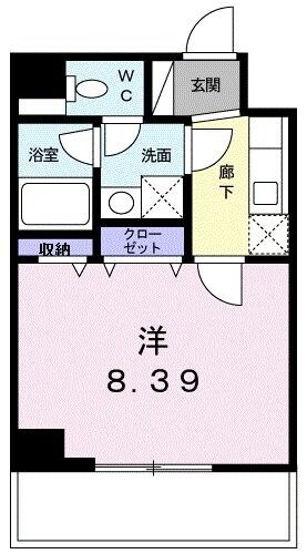 パラッツオ八ッ山の物件間取画像