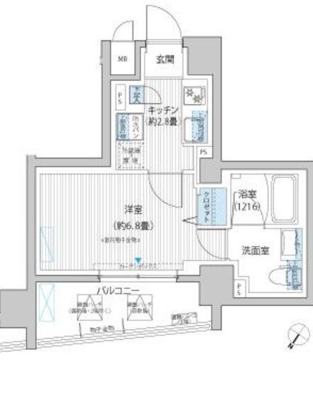 ルヴェール日本橋小伝馬町の物件間取画像