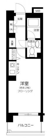 立会川駅 徒歩2分 3階の物件間取画像