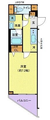 クレヴィスタ三軒茶屋の物件間取画像