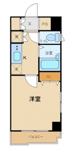 スカイコート後楽園壱番館の物件間取画像