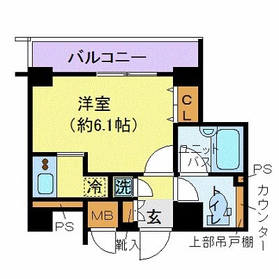 パレステュディオ信濃町の物件間取画像