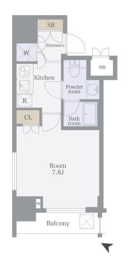 セジョリ目黒の物件間取画像