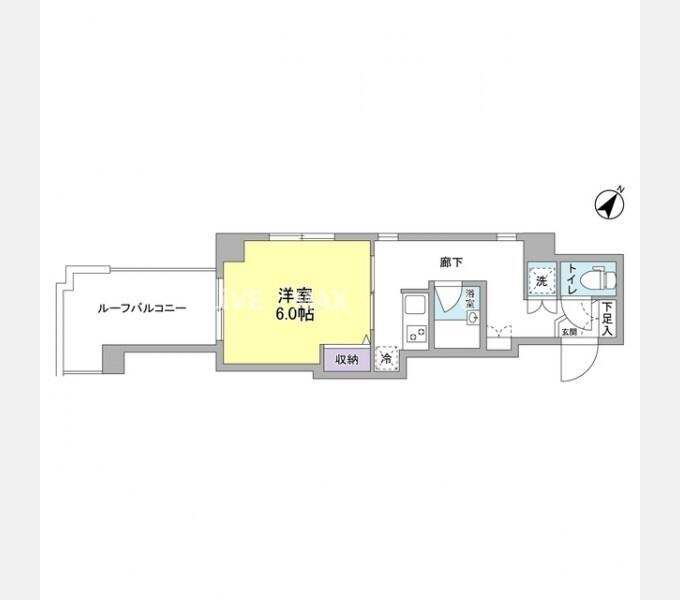 ジェイフラッツ初台の物件間取画像