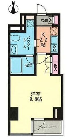 プライムアーバン学芸大学Ⅱの物件間取画像