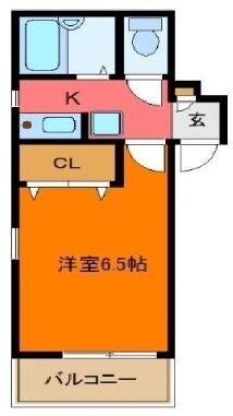 コーポトキワⅡの物件間取画像