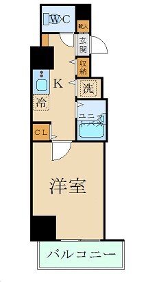 スカイコート芝壱番館の物件間取画像