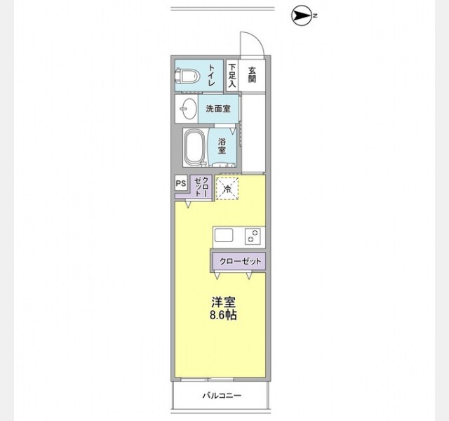 ＳＨＩＭＯＫＩＴＡ　ＡＰＡＲＴＭＥＮＴの物件間取画像