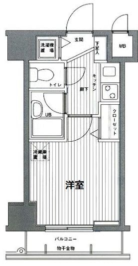 グランド・ガーラ麻布十番の物件間取画像