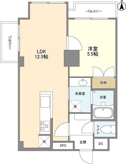 ベルファン西麻布の物件間取画像