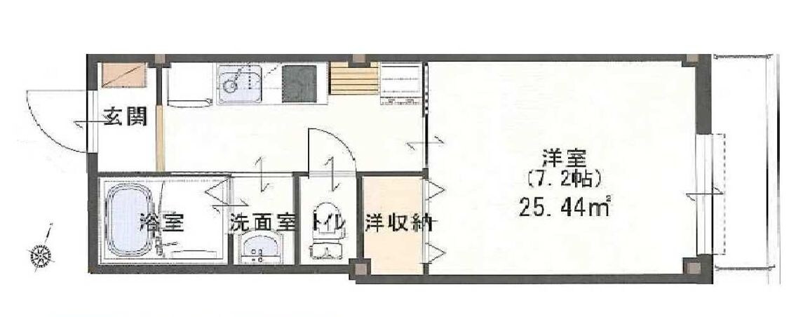 ベルフォーレ神宮前の物件間取画像