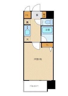 プレール大森EASTの物件間取画像