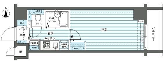 中板橋駅 徒歩9分 2階の物件間取画像