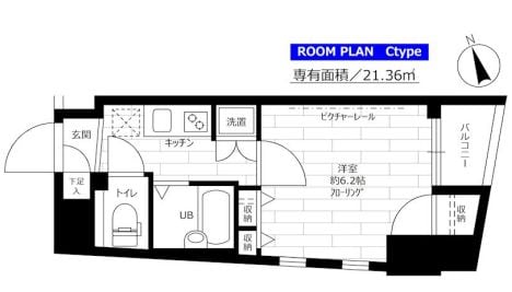 ステージファースト三軒茶屋アジールコートⅡの物件間取画像