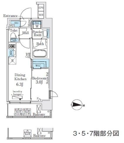 イプセ住吉の物件間取画像