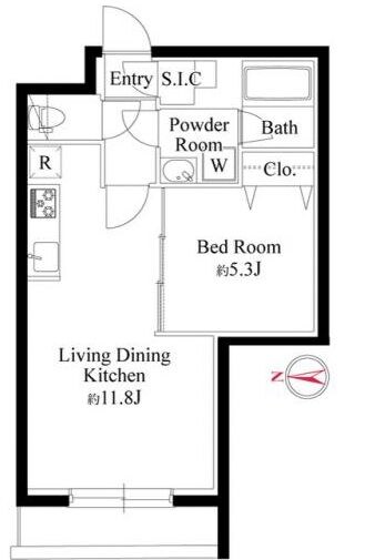 グランパセオ代々木上原Ⅱの物件間取画像