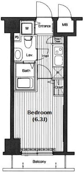 グランド・ガーラ高輪の物件間取画像