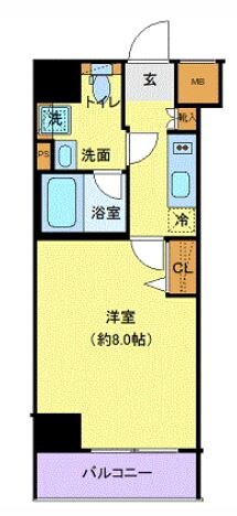シーネクス立川の物件間取画像