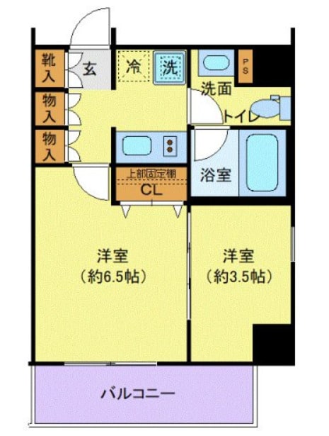 ディアレイシャス南砂町の物件間取画像