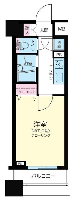 池袋駅 徒歩4分 13階の物件間取画像