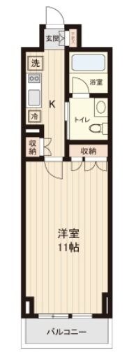 清澄白河駅 徒歩11分 2階の物件間取画像