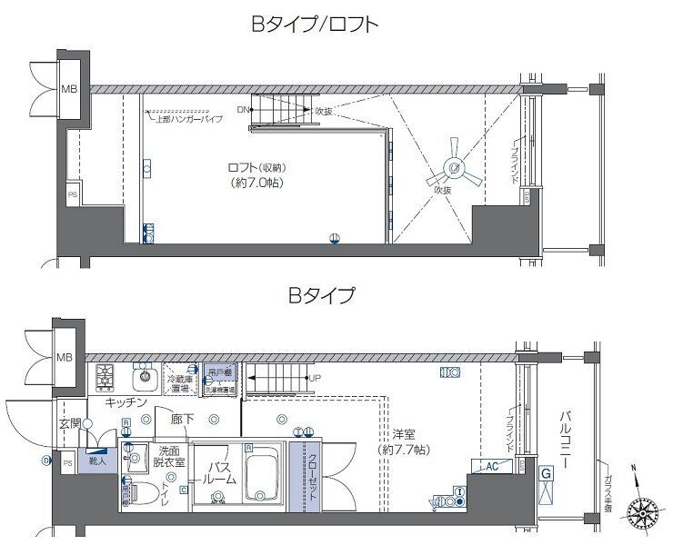 ZOOM六本木の物件間取画像