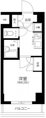 五反田駅 徒歩10分 4階の物件間取画像