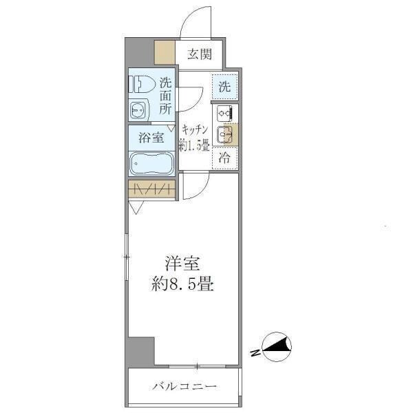 芝公園駅 徒歩2分 5階の物件内観写真