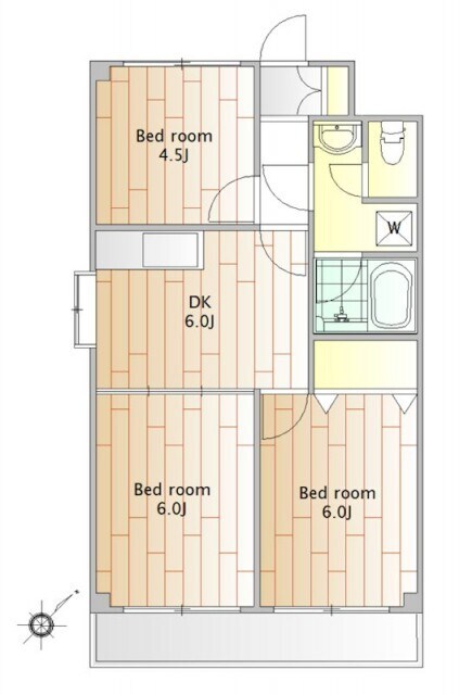 ロイヤルエクセレント学芸大の物件間取画像
