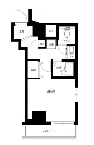 目白駅 徒歩8分 11階の物件間取画像