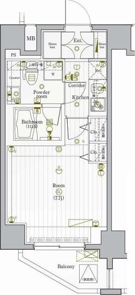 ＰＲＥＭＩＵＭ　ＣＵＢＥ　Ｇ　駒沢大学の物件間取画像