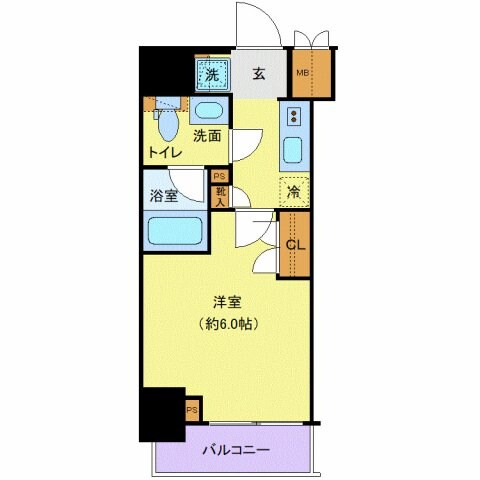 プレール・ドゥーク北品川の物件間取画像