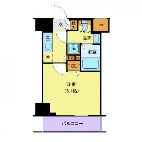 Log Shinagawa Surfsideの物件間取画像