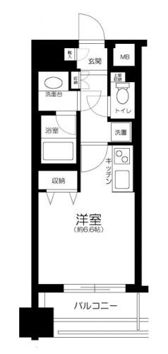 プラティーク三軒茶屋の物件間取画像