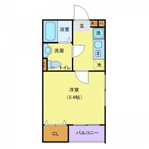 エクセラン所沢の物件間取画像