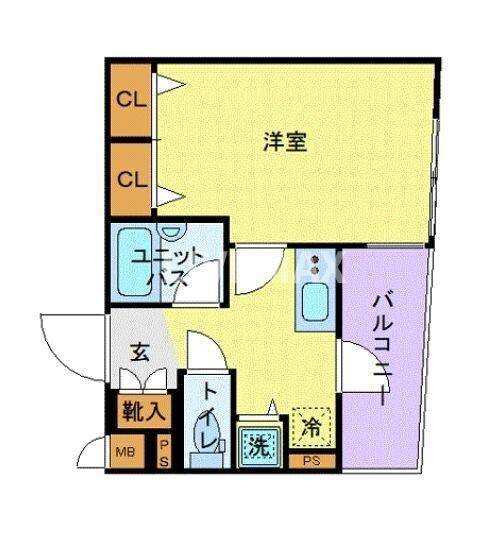 プレール・ドゥーク銀座EASTの物件間取画像