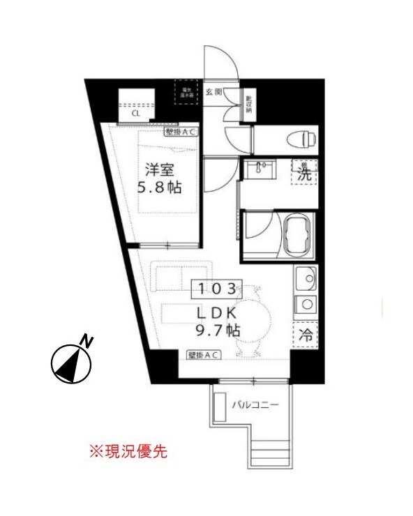 ルーナ　ピィエナ代々木上原の物件間取画像