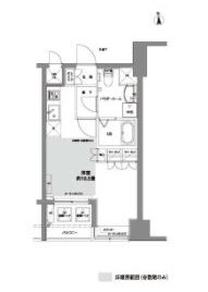 浜松町駅 徒歩9分 4階の物件間取画像