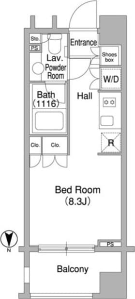 コンフォリア大森DEUXの物件間取画像