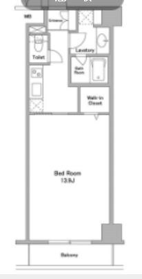 ラクラス麻布十番の物件間取画像