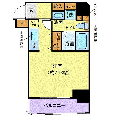 クレヴィスタ武蔵小山の物件間取画像