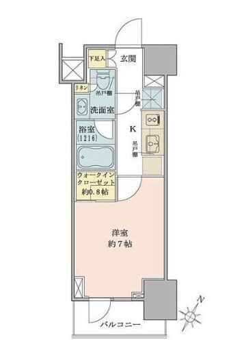 戸越銀座駅 徒歩6分 3階の物件間取画像