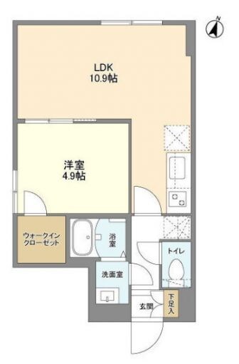 ウェルスクエア駒場東大前の物件間取画像