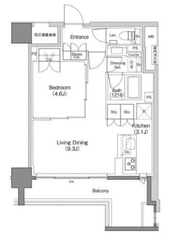 馬喰町駅 徒歩4分 5階の物件間取画像