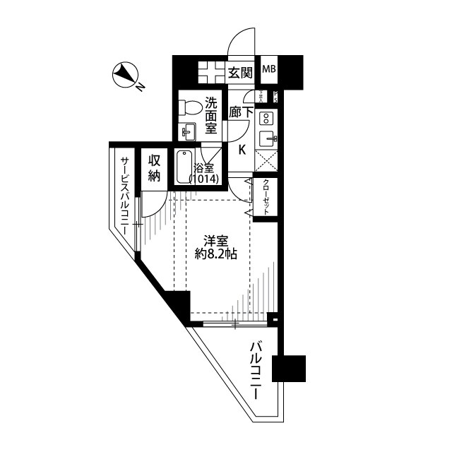 プレール・ドゥーク板橋区役所前の物件間取画像