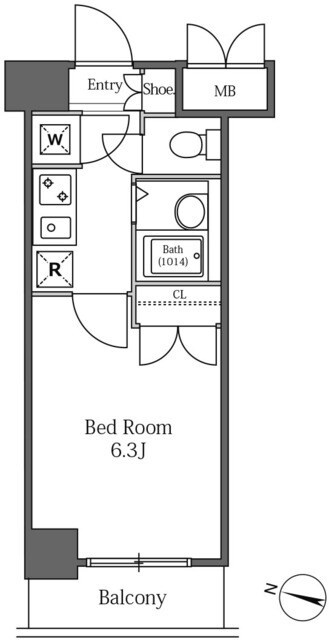 LaSante広尾の物件間取画像